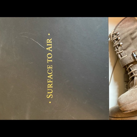 Surface To Air Suede Buckle Bootie sz 7 - Picture 6 of 9